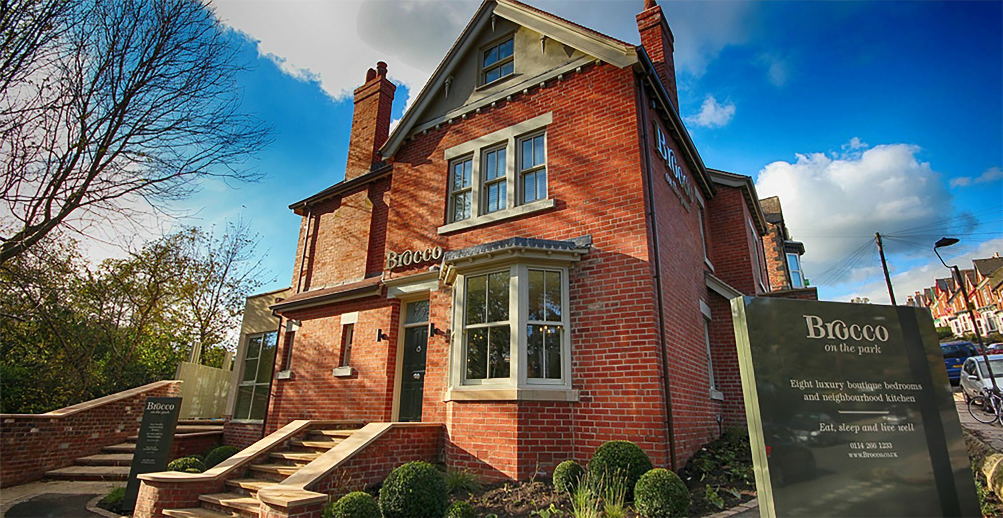 Brocco On The Park Boutique Hotel Sheffield Eksteriør bilde